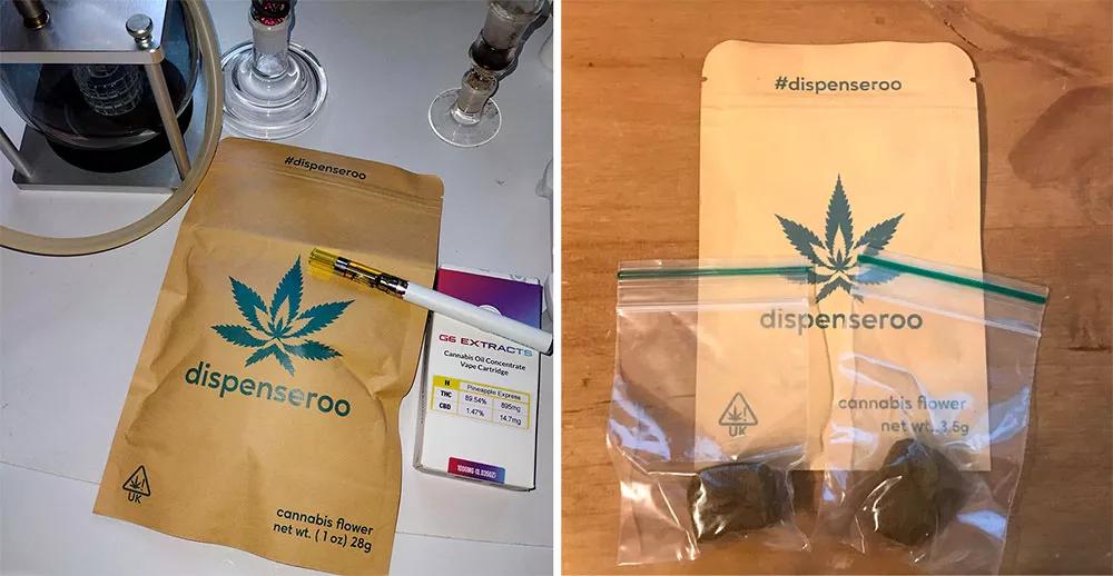 Deliveroo denuncia a una web de venta de marihuana ilegal en Reino Unido 