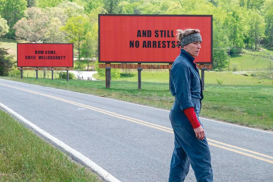 Frances McDormand en Tres anuncios en las afueras (2017).