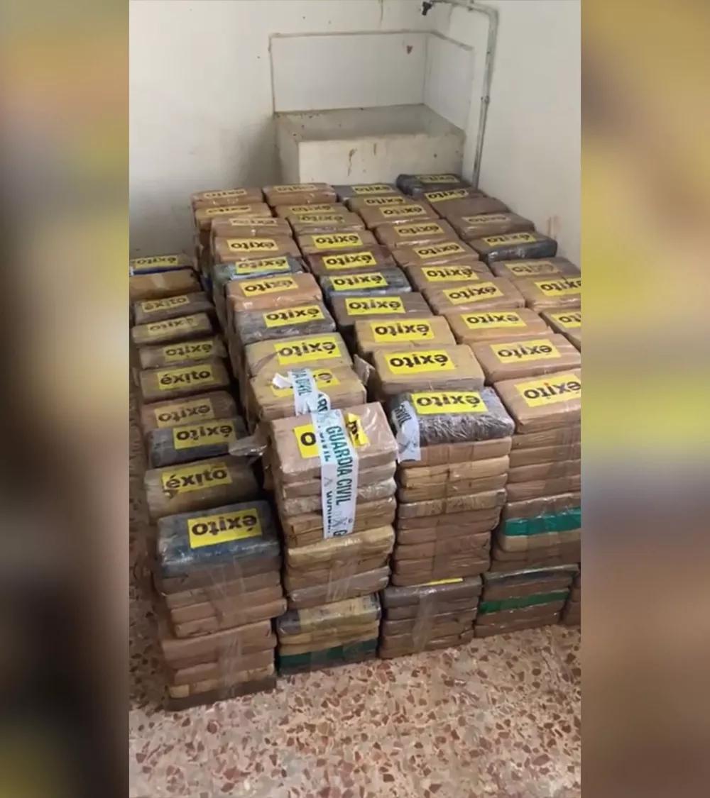 La Guardia Civil incauta 800 kilos de cocaína en una nave de Granada