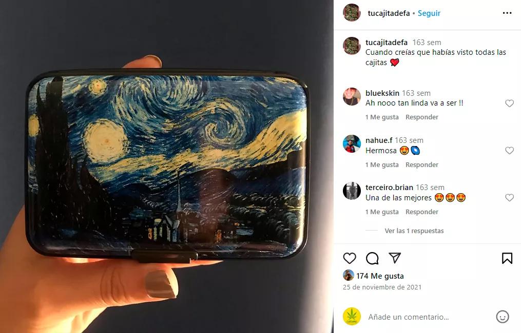 Cajitas de faso: el Instagram argentino que recopila los más llamativos recipientes para guardar cannabis