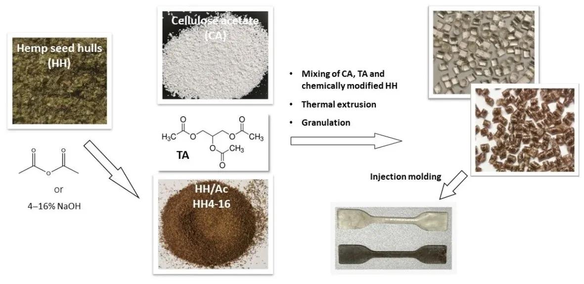 Cascarillas de cáñamo para bioplásticos más resistentes
