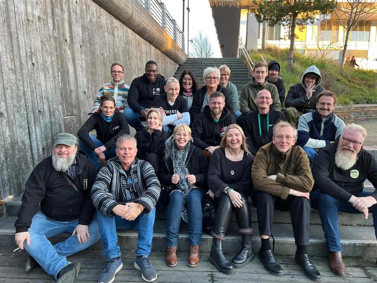Activistas de Foreningen for Human Ruspolitikk (FHR)